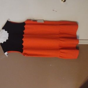 Victoria Beckham dress black/ orange sizeXL